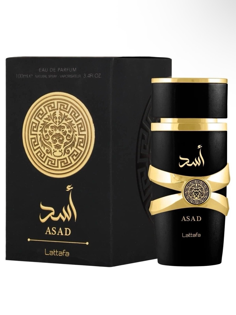 Lattafa Asad EDP 3.4oz/100ml | Long-Lasting Woody Spicy Unisex Fragrance